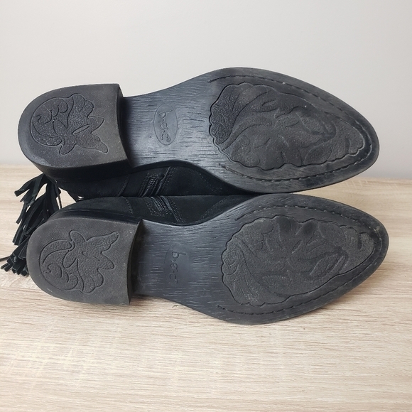 B.O.C Leather Upper Black Ankle Boots - Picture 8 of 11